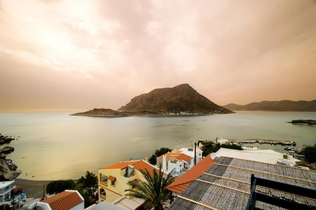 Blue Dawn Kalymnos Aparthotel Mirtiész Kültér fotó