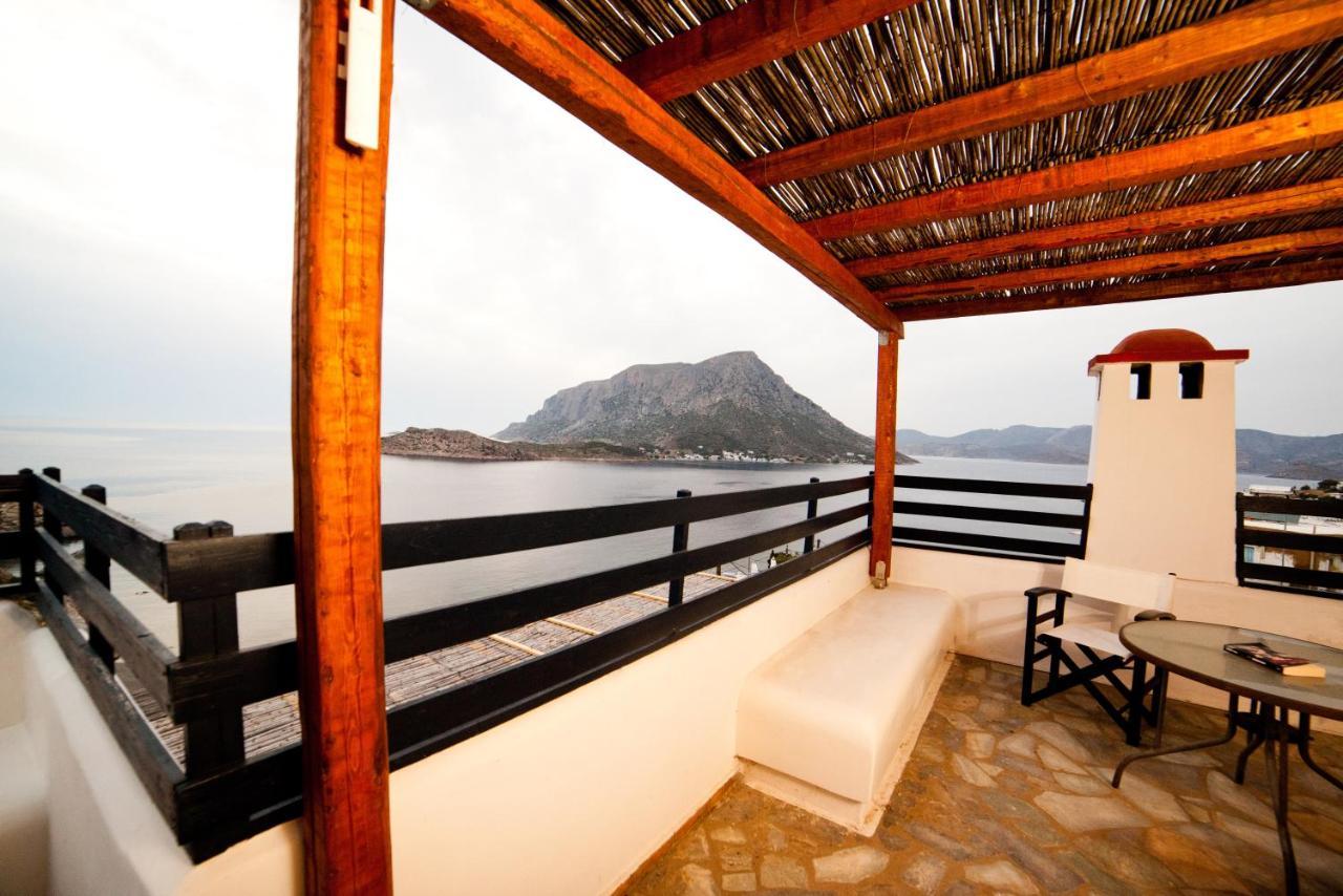 Blue Dawn Kalymnos Aparthotel Mirtiész Kültér fotó