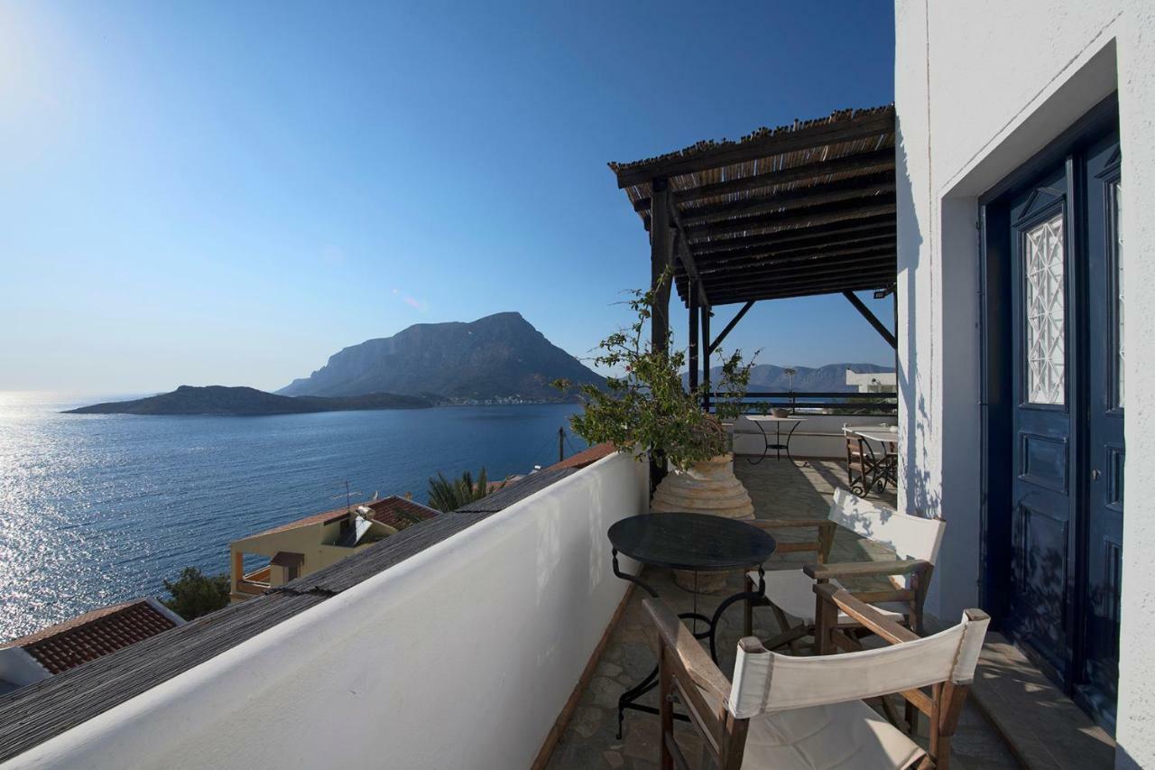 Blue Dawn Kalymnos Aparthotel Mirtiész Kültér fotó